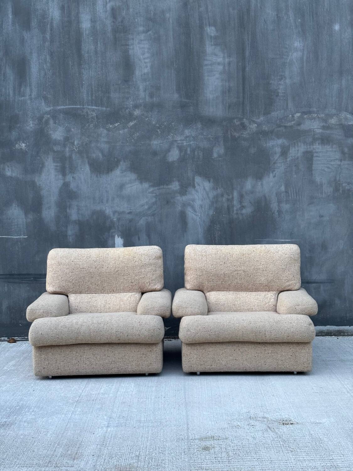 Paire de fauteuils, années 70-80