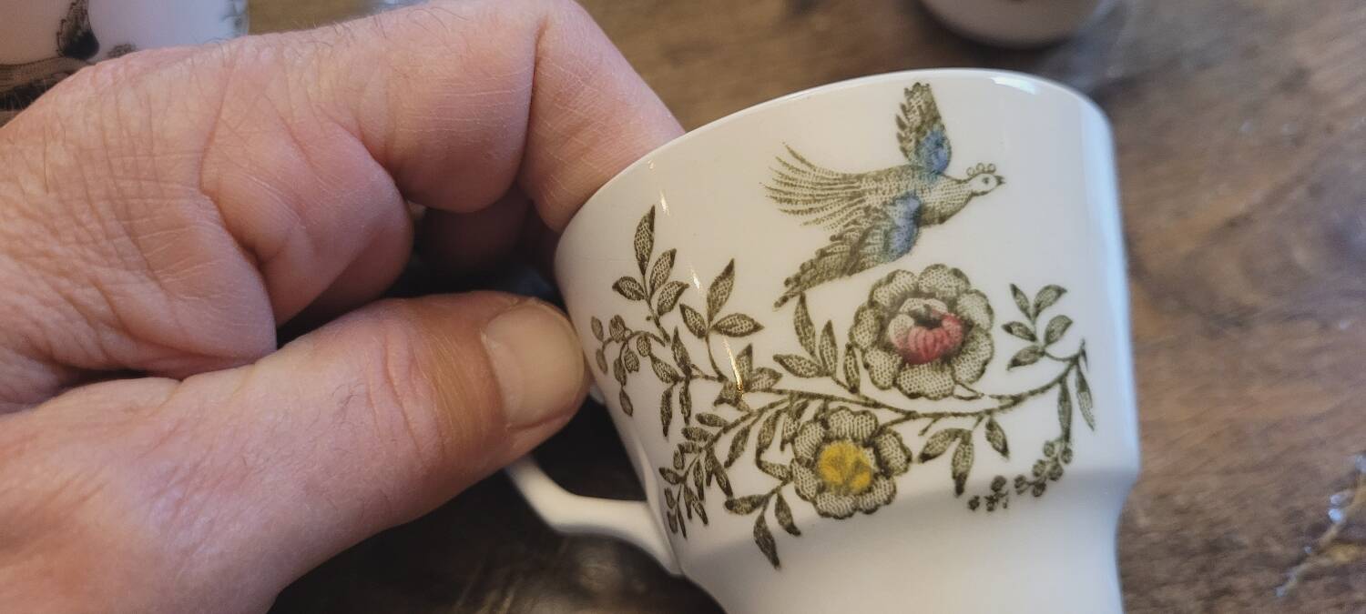 English ceramic cups