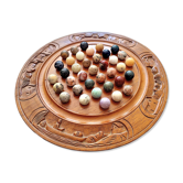MALAGASY SOLITAIRE GAME with SEMI-PRECIOUS STONES