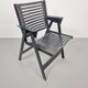Vintage Black Garden Chair by Niko Kralj for Rex, 1960s