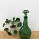 Italian carafe Empoli from the 1960s - Glass with diamond points.