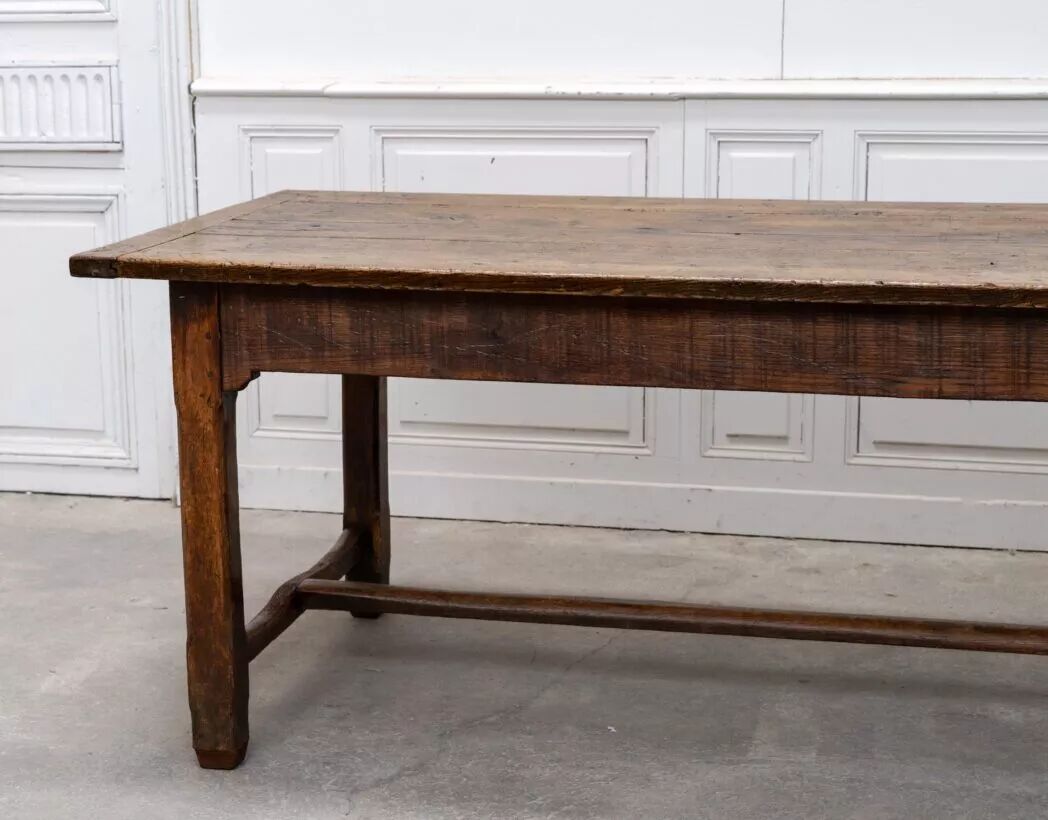 Table de ferme en chêne massif « Toulouse » 250cm 1890