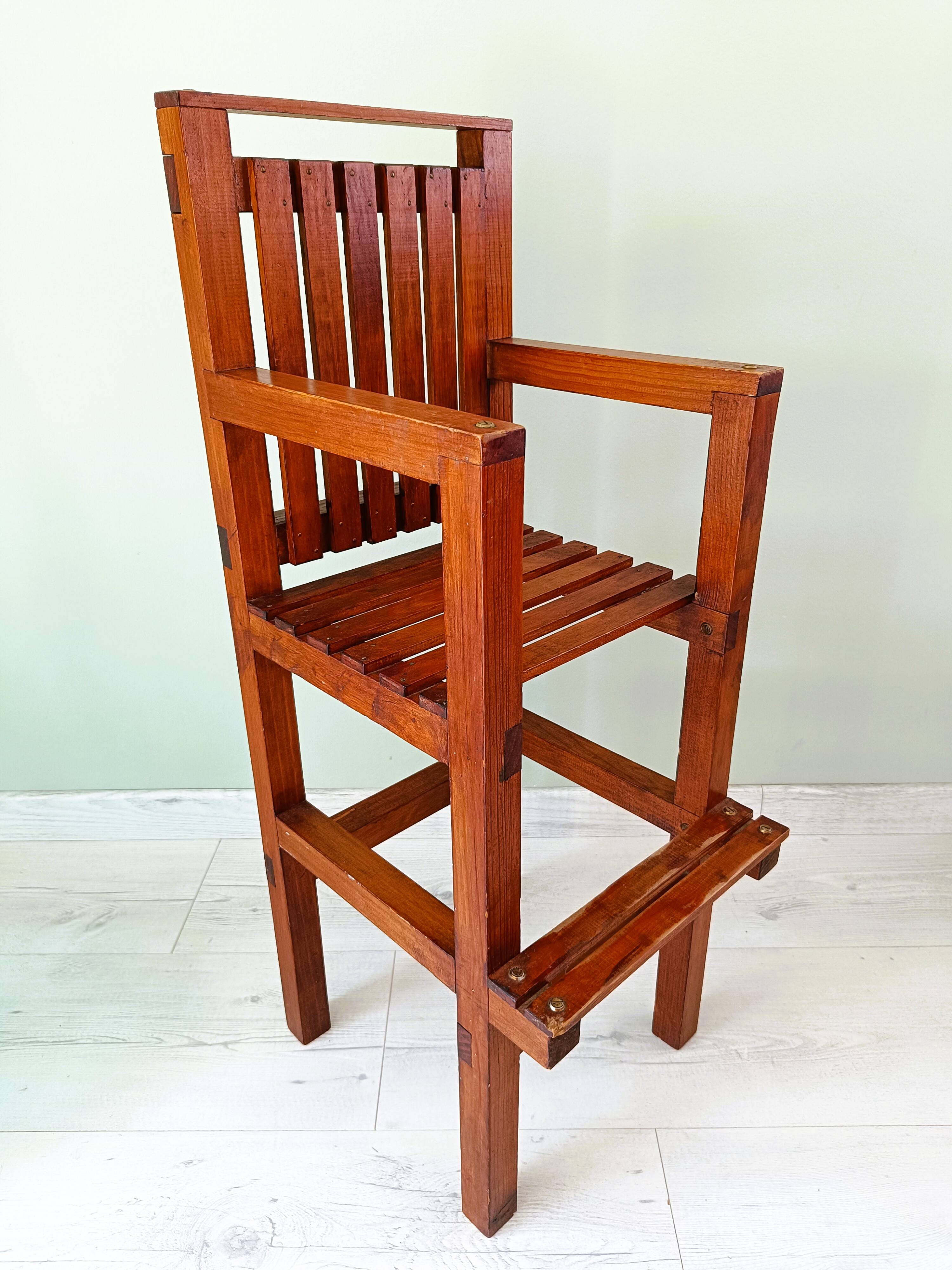 Old children's high chair