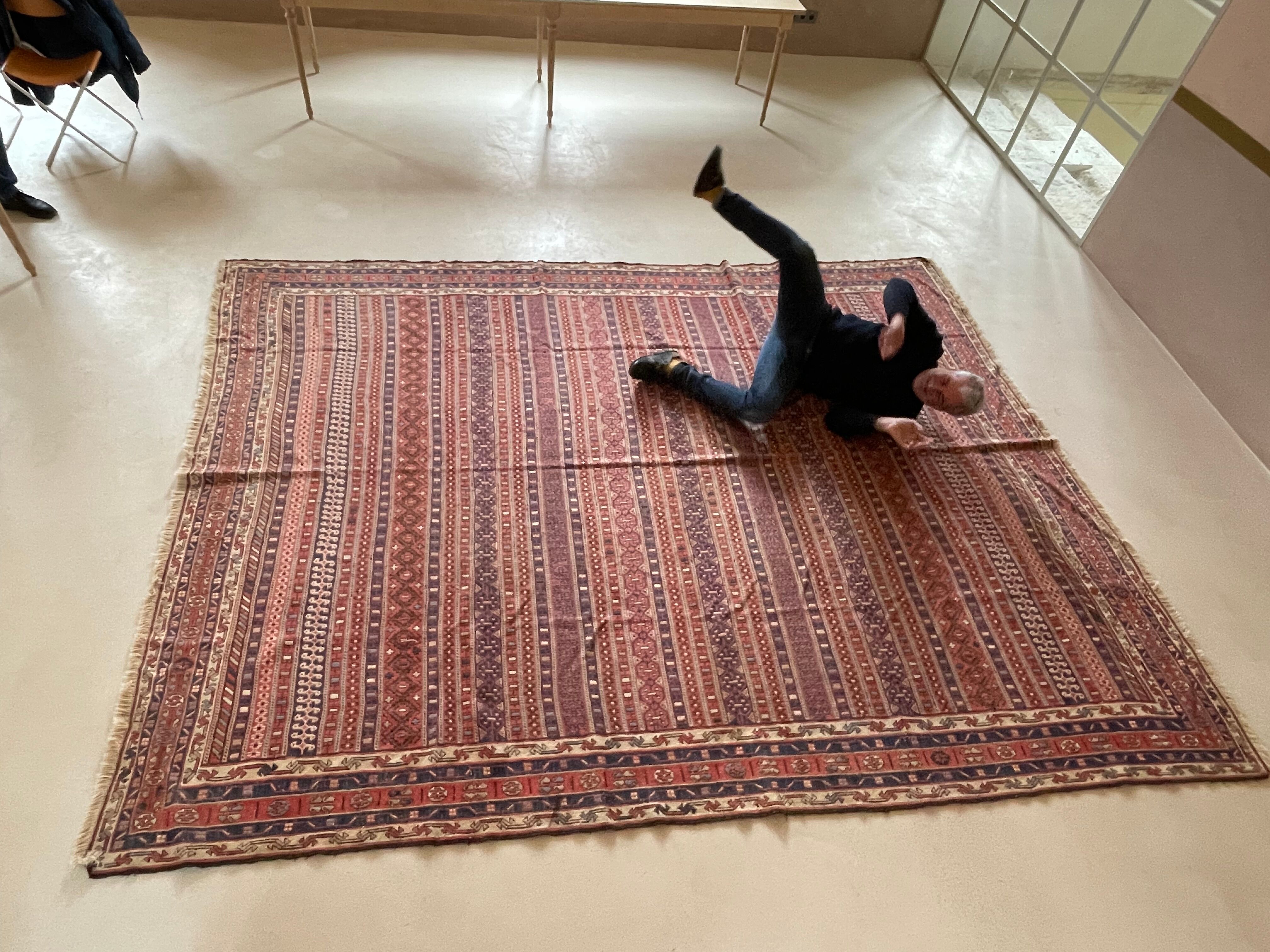 Iranian Kilim rug, 383x290 cm
