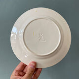 6 plates earthenware slips Moulin des Loups