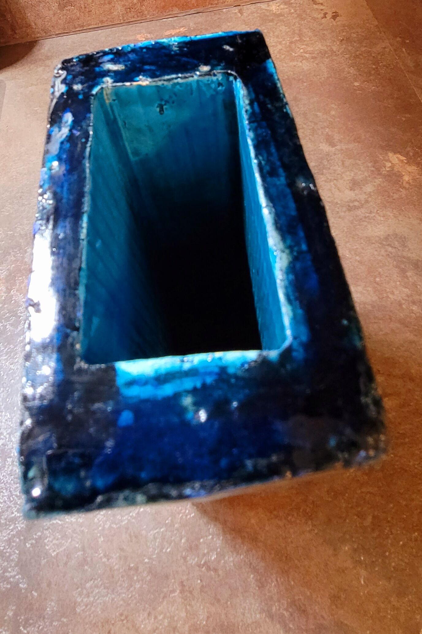 Vintage ceramic vase Aldo Londi 60s