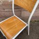 6 school chairs 70s industrial vintage school communities Mullca gaston cavaillon