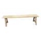 Solid oak bench