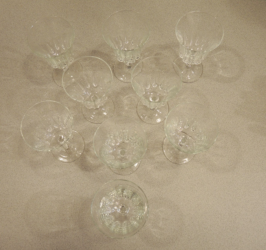 9 old walking glasses