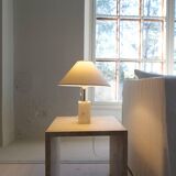 Mid-century solid marble table lamp Bergbom Sweden 1960s