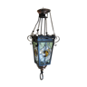 Ancient lantern with stained glass windows