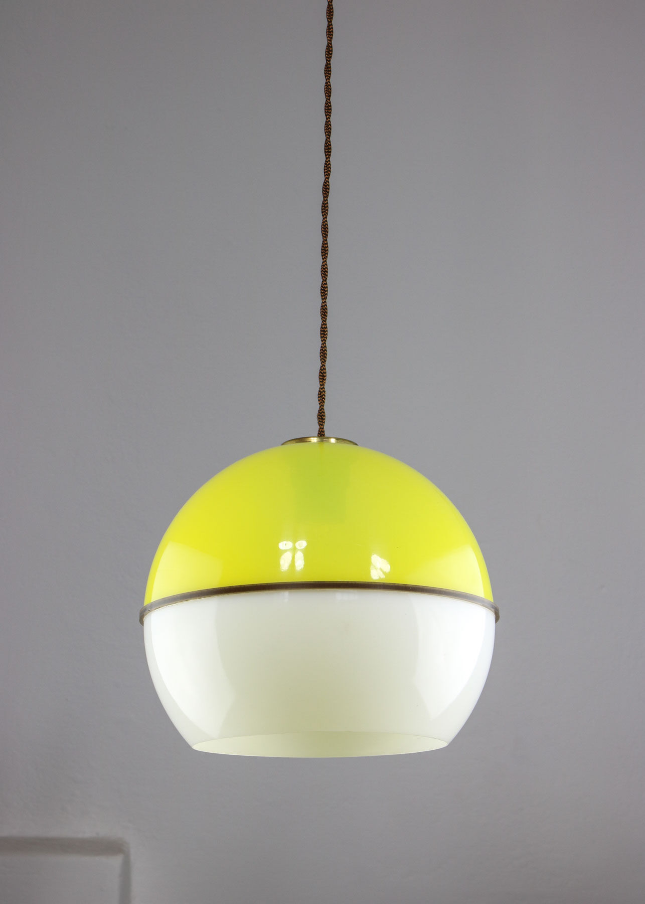 Space-age Plexiglass Pendant Lamp, 1970s
