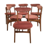 Rajmund Halas chairs, 1960's, set of 6.