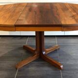 Vintage Scandinavian Baumann style extendable table in Rosewood 1970s