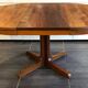 Vintage Scandinavian Baumann style extendable table in Rosewood 1970s