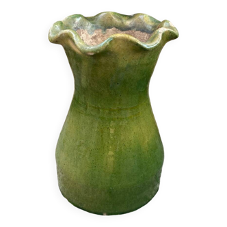 Southwest glazed terracotta vase