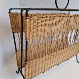 Rattan magazine holder Raoul Guys