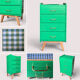 Commode vintage pieds compas 1960