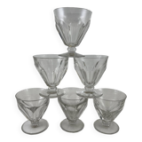 6 Baccarat Talleyrand wine glasses