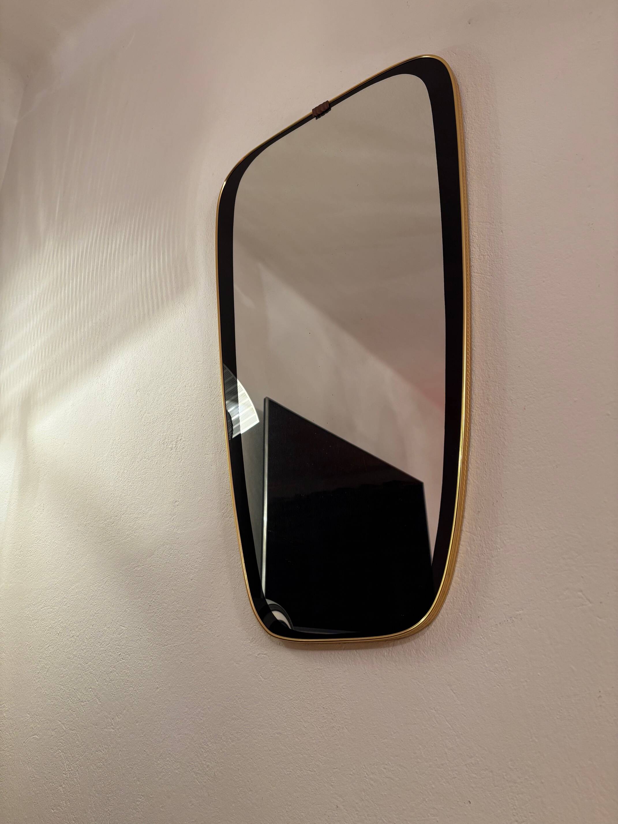 Large Rockabilly Mirror, 1960s