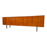 Vintage Scandinavian enfilade Fristho teak 1970s