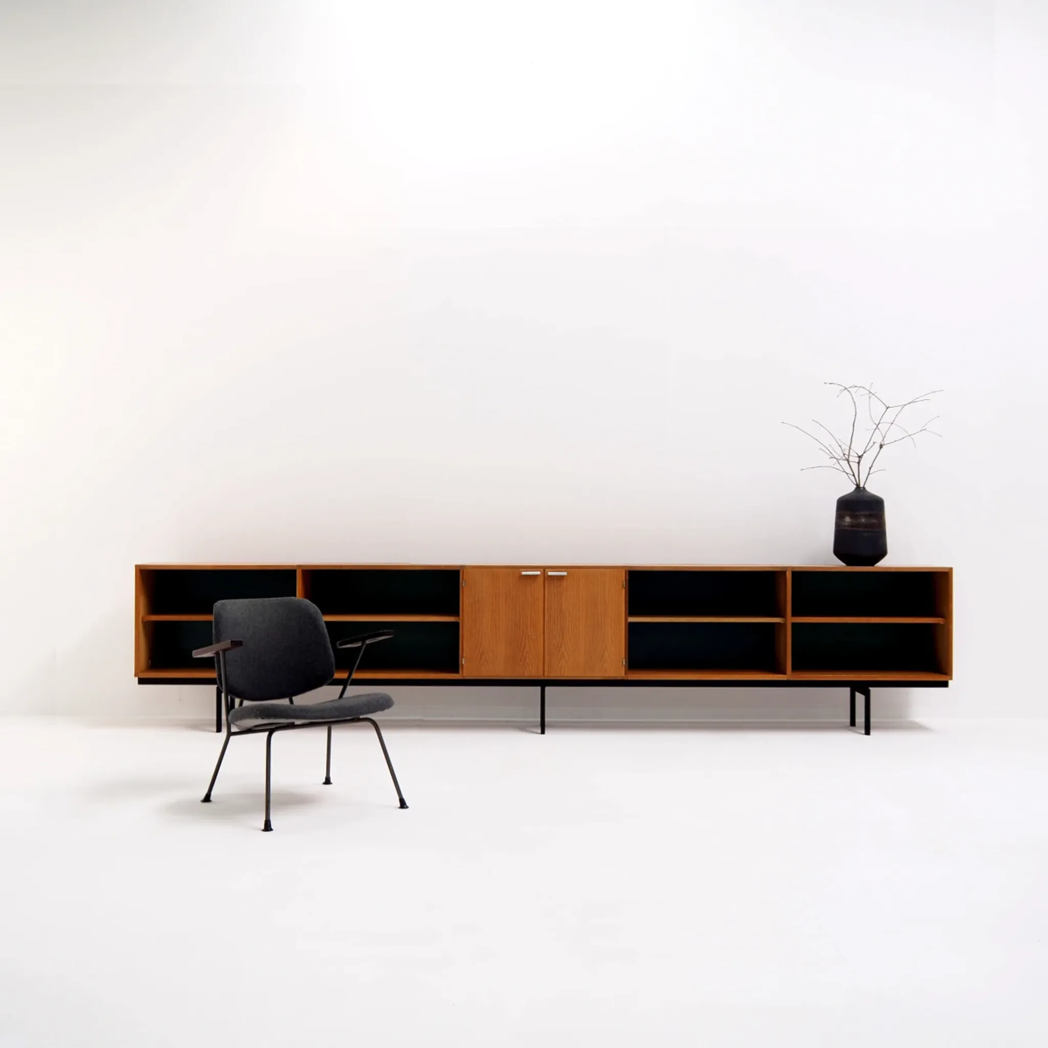 Extra Long Oak Sideboard by Cees Braakman for Pastoe, 1960s