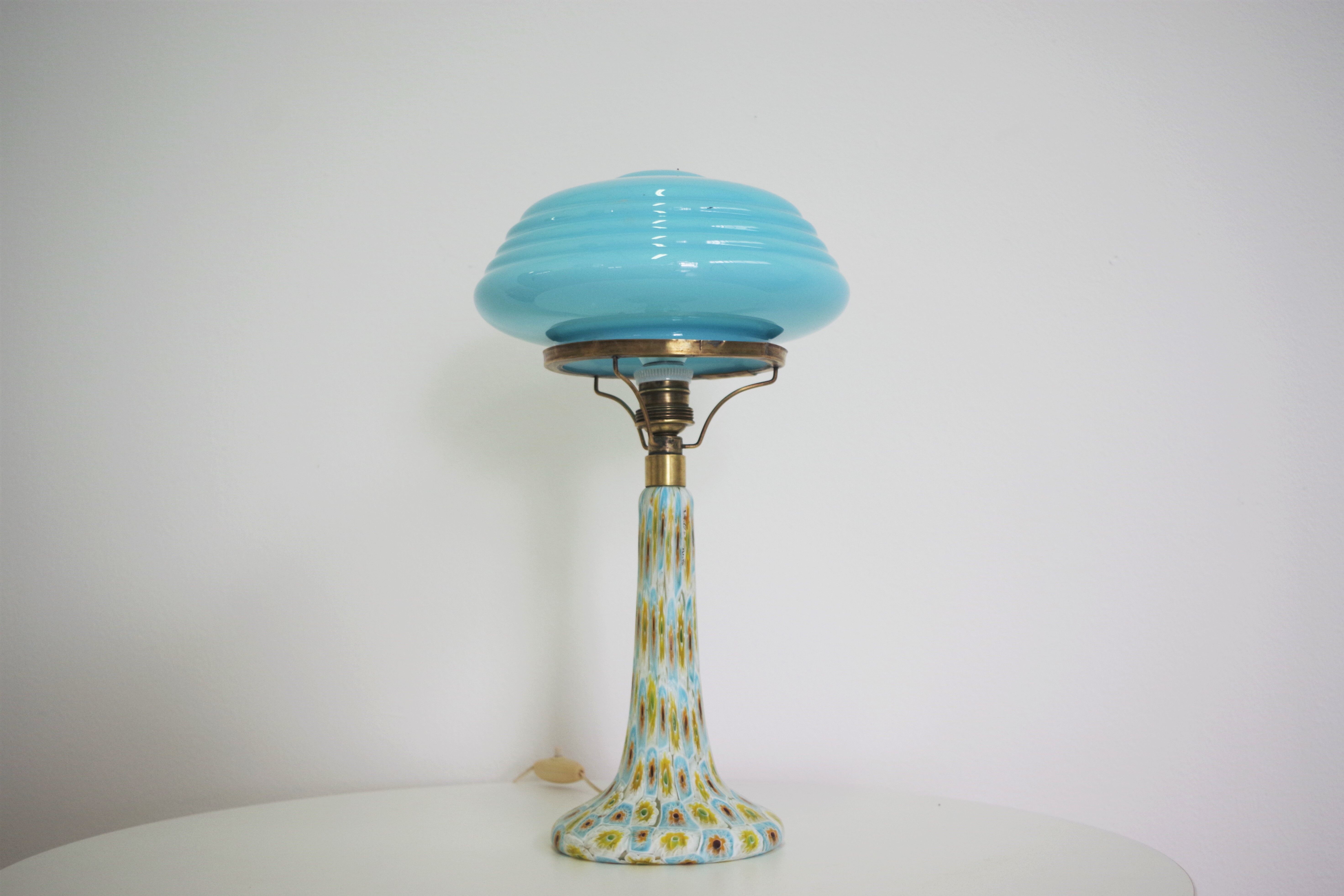 Murano glass lamp, 1950s