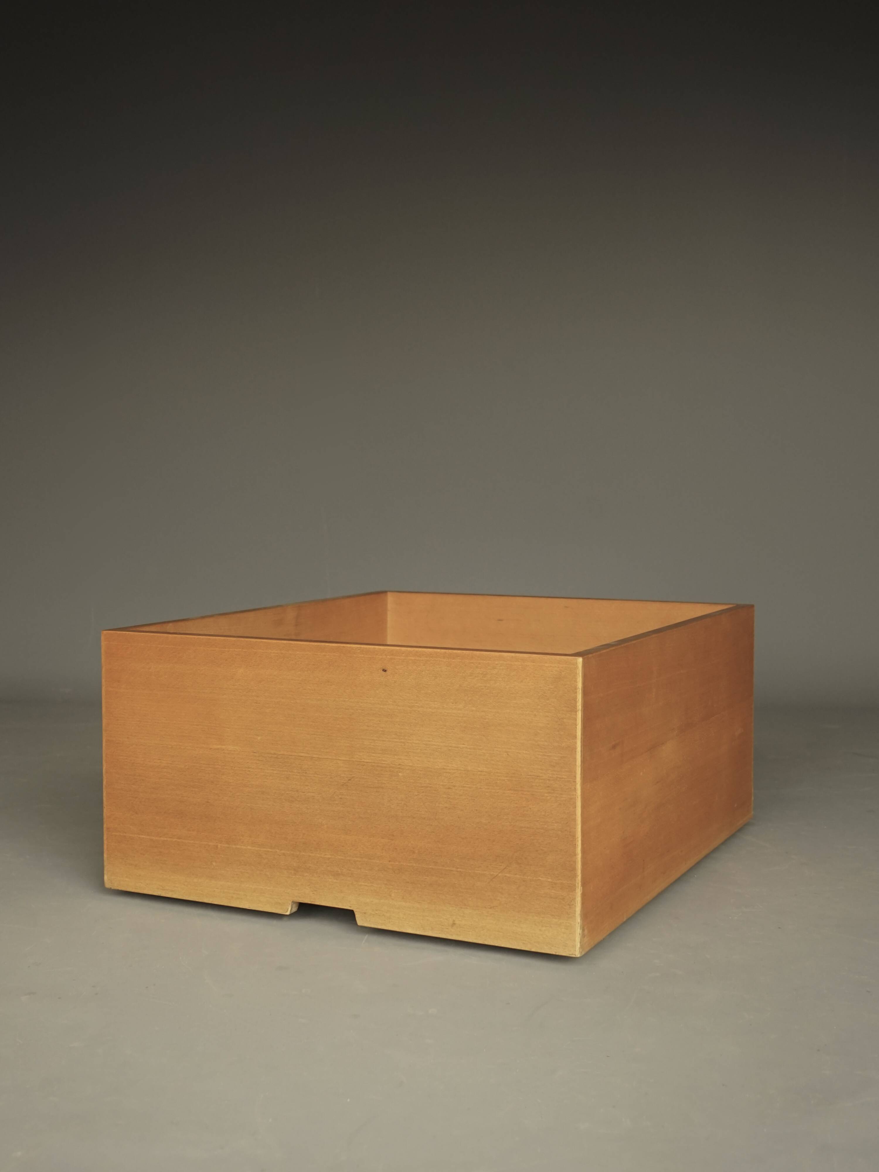 Storage Boxes in beech wood by Wim den Boon, 1967. Set of 4