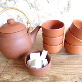Terracotta tea set