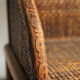 Office or bedroom storage furniture in rattan and wicker