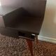 Meuble d’appoint, chevet pieds compas année 60