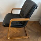 Teak and Skai Armchair