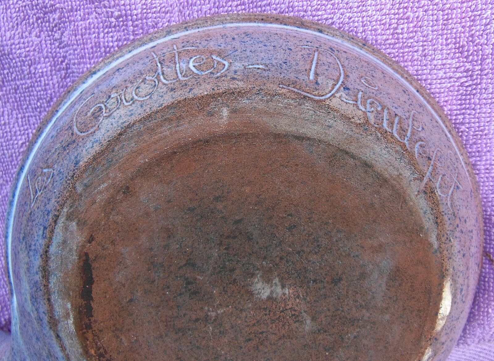 Ceramic poelon 50/60 " the caves, dieulefit "