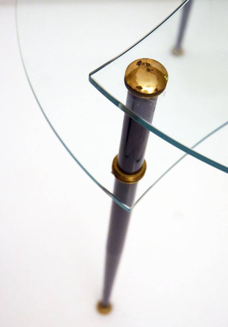Edoardo Poli asymmetrical coffee table for Vitrex, 196