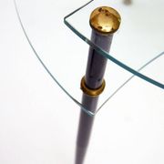 Edoardo Poli asymmetrical coffee table for Vitrex, 196