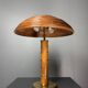 Midcentury pencil reed rattan bamboo and brass table lamp, 1960s