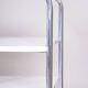 Bauhaus Desk in Chrome-Plated Steel and White Lacquered Wood, Germany, 1930s