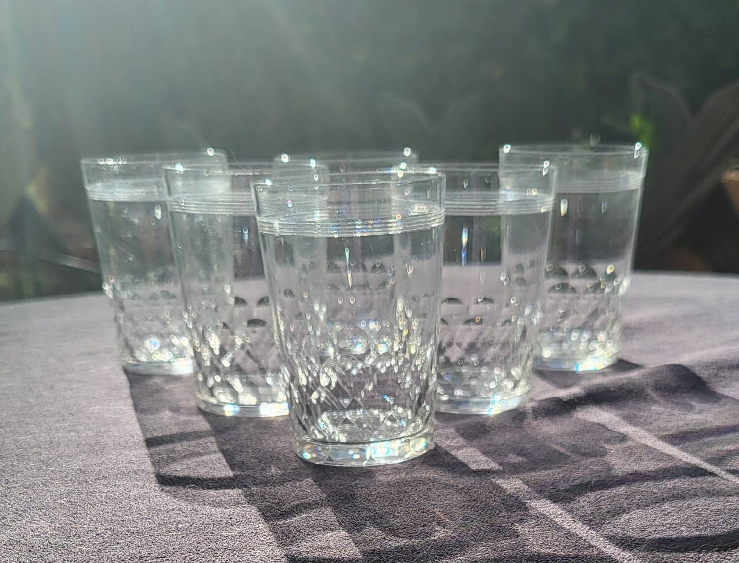 6 baccarat crystal goblet