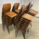 Set of 39 Marko school chairs, 70s, Netherlands