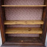 Louis XIII wardrobe in solid walnut
