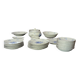 Service 44 pièces porcelaine de bohème