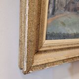 Oil on the link “Vista urbana en invierno”, Firmado “Henry Savoye”, pps. s. XX - France