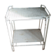 Vintage perforated metal shelf