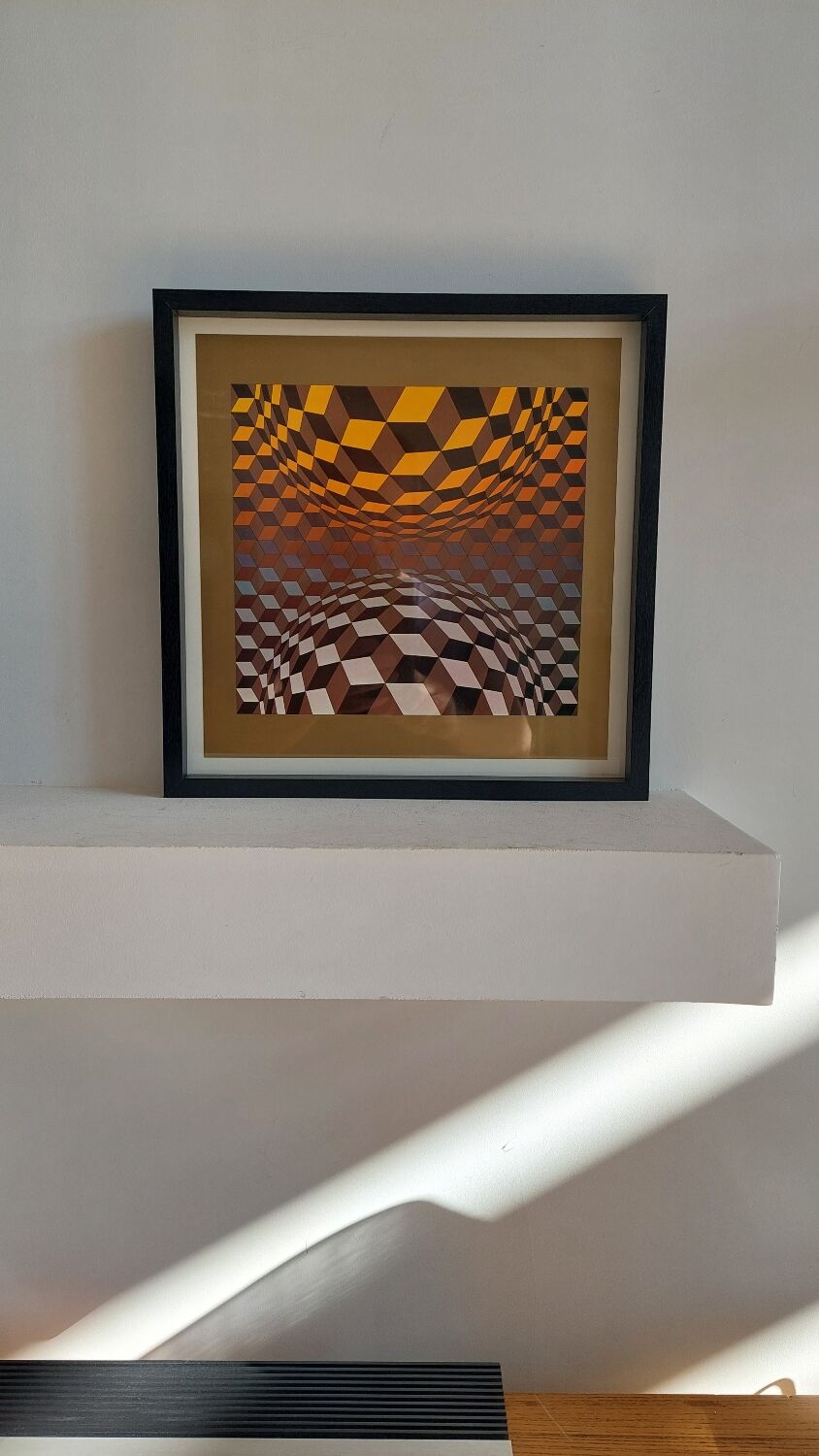 Original Vasarely lithograph