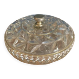 Sugar bowl in crystal molded