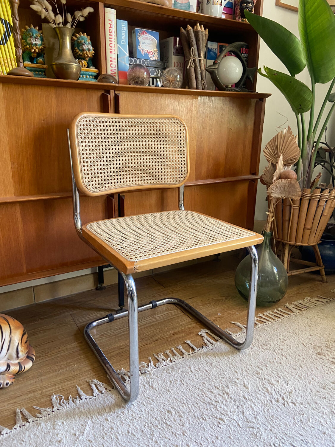 Chaise B32 en hêtre vintage