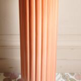 Coral glazed ceramic column