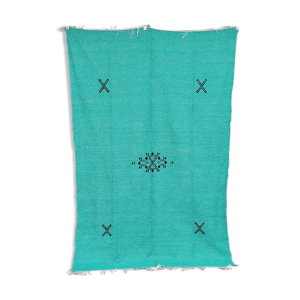 Tapis berbère en coton verts 140