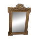 Miroir doré ancien motif floraux 19eme