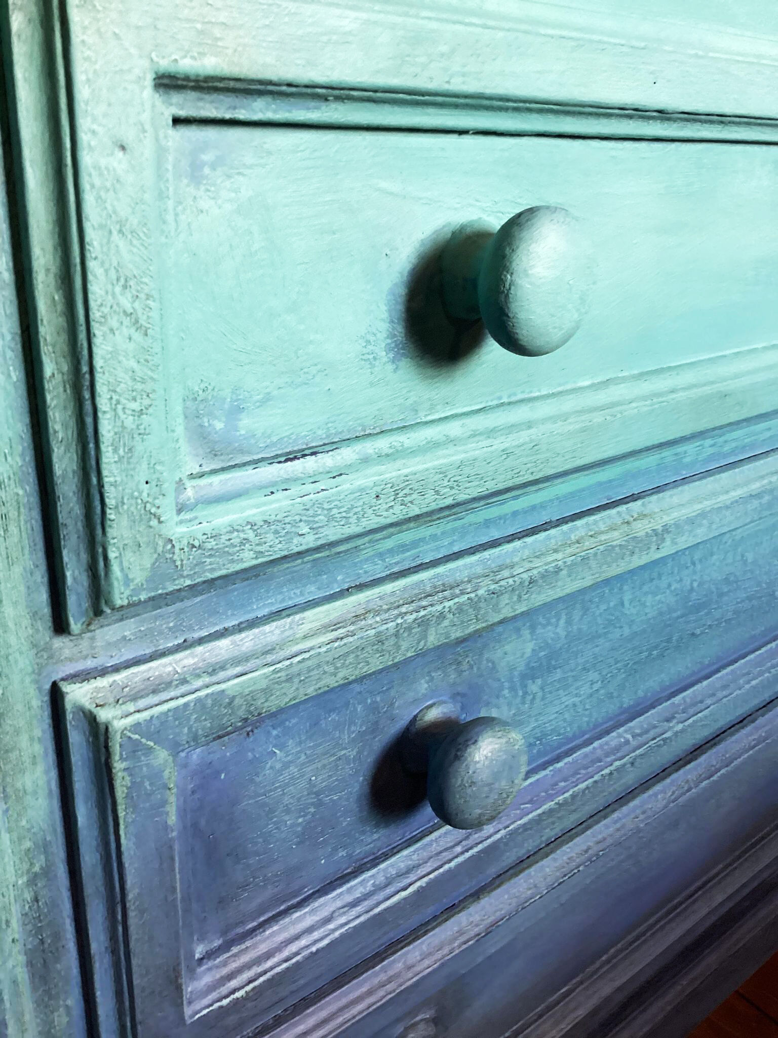 Restyled vintage secretarial cabinet